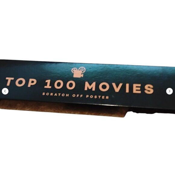 Top 100 Movies Scratch Off Poster 100 Must-See Movies All Time Top Films New - Picture 2 of 4